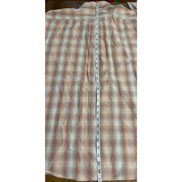 Alan FLUSSER SHIRT MENS XL PURPLE Label PLAID LONG SLEEVE BUTTON UP - Picture 8 of 9